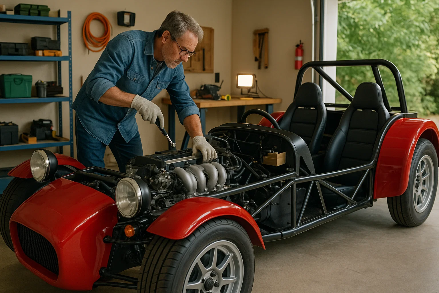 Langkah Demi Langkah Membangun Kit Car Sendiri di Garasi Rumah